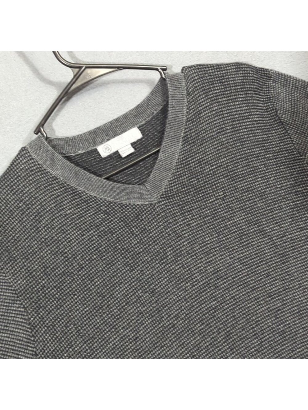 Cloudviel Sweater Men's XL Gray V-Neck Pullover Long Sleeve